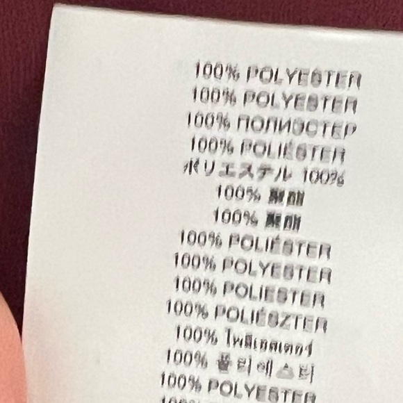 Michael Kors Maroon Burgundy Button Up Blouse Sheer Size Small Business Casual - Picture 6 of 7